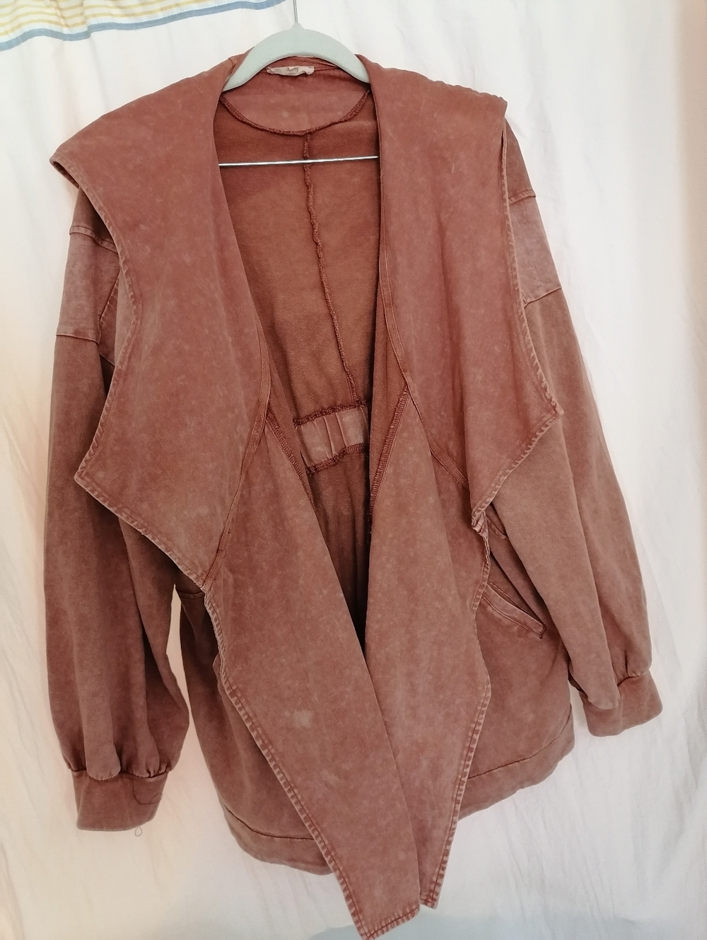 Easel jacket oversized balloon sleeve Size small